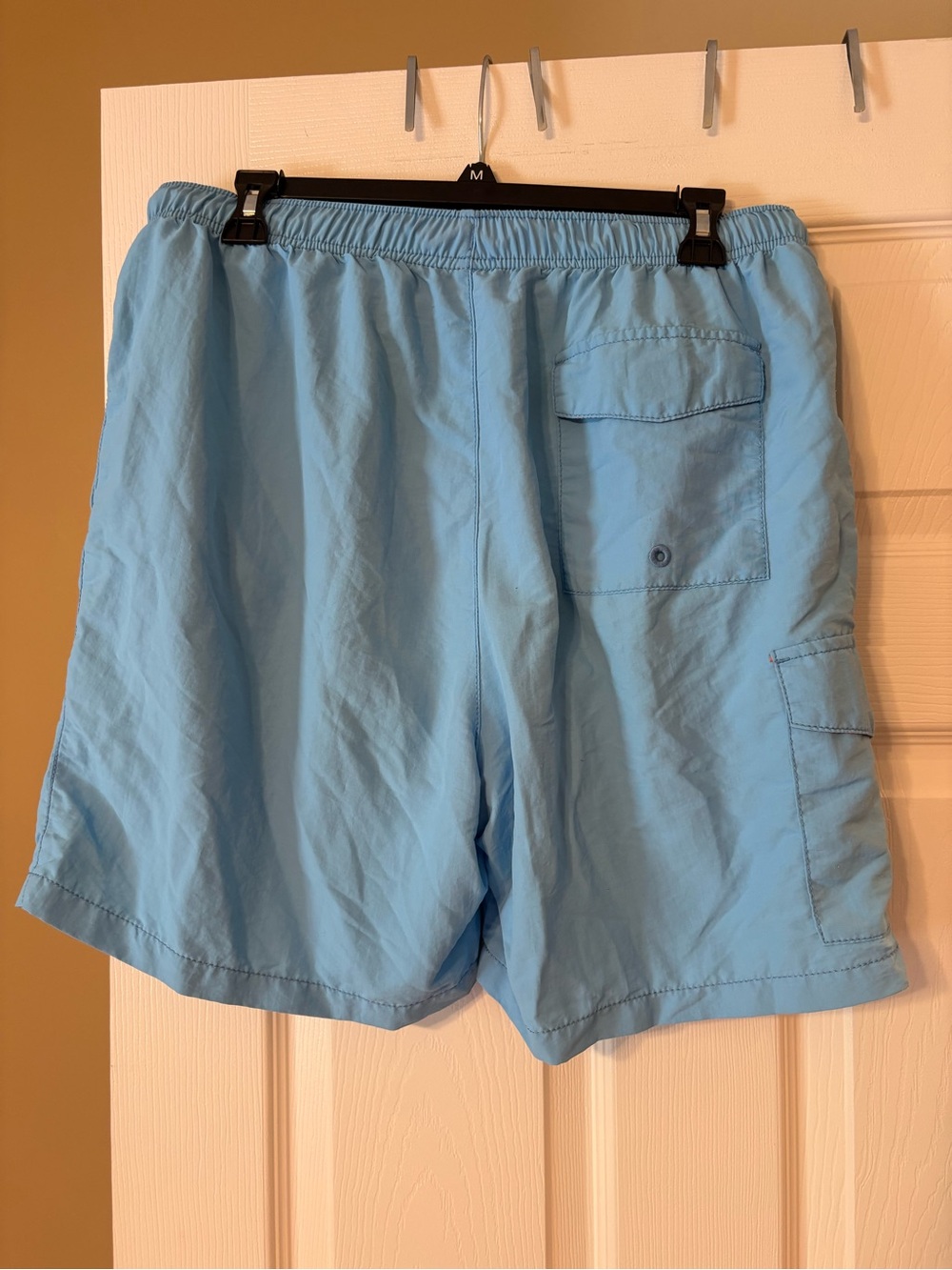 Tommy Bahama Swim Trunks Blue Drawstring Elastic Waist Board Shorts Tropical - Picture 3 of 5